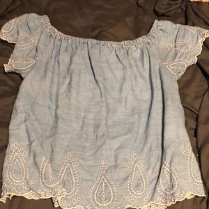 Jean off the shoulder